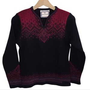 Vintage Dale Of Norway | Pure New Wool Fair Isle Sweater Size small